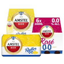 Amstel Radler 0.0 % of Amstel Rosé 0.0%